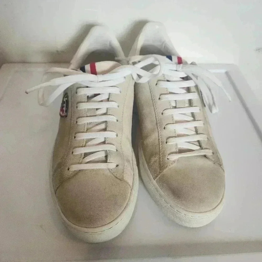 Rossignol Alex Velour suede Sneakers in cream - Picture 3 of 7
